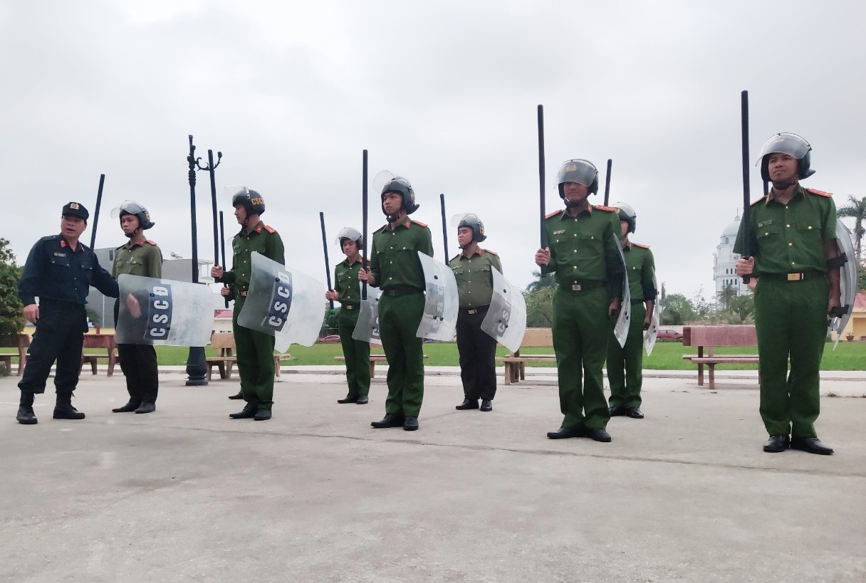 Tăng cường tập huấn điều lệnh, siết chặt kỷ cương, kỷ luật CAND